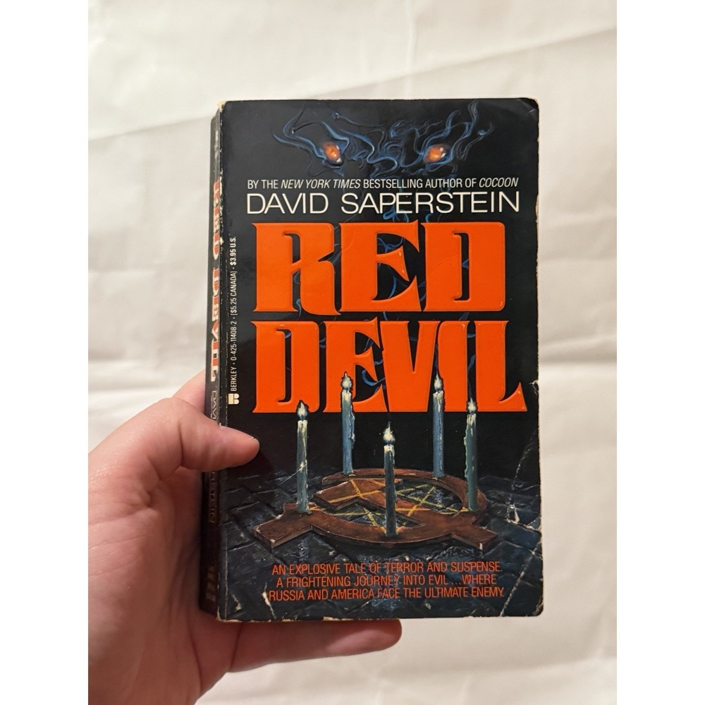 David Saperstein Red Devil Berkley PB 1991 First Printing Paperback Book